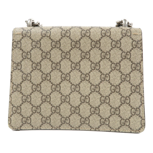 GUCCI GG SHW Dionysus Chain Shoulder Bag 421970 GG Supreme Brown/Red