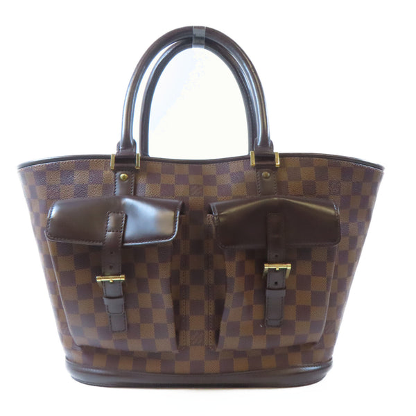 LOUIS VUITTON LV GHW Manosque GM Tote Bag Handbag N51120 Damier Brown