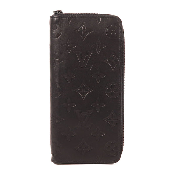 LOUIS VUITTON LV Zipper Long Wallet M62902 Monogram Shadow Black