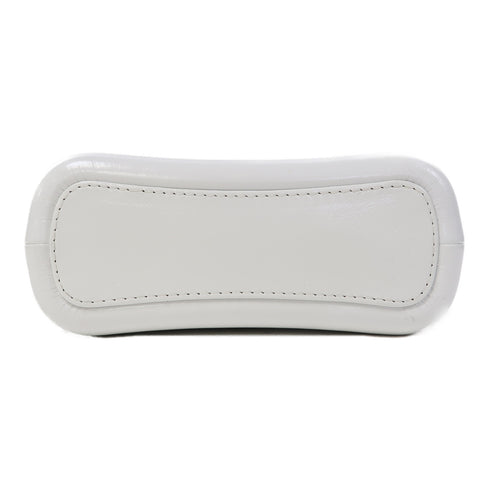 CHANEL Quilted CC Gabrielle Chain Shoulder Bag Calfskin Leather White v1