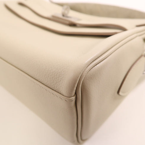 HERMES PHW Kelly Messenger PM Shoulder Bag Evercolor Leather 8L Beton