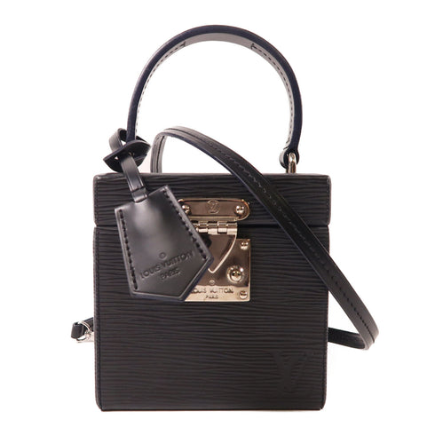 LOUIS VUITTON LV SHW Bleecker Box 2Way Shoulder Bag Epi Leather M52703 Black
