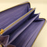LOUIS VUITTON LV GHW Zipper Long Wallet M90141 Vernis Lilac