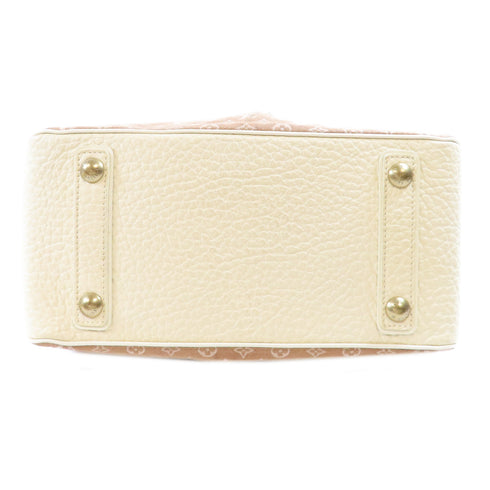 LOUIS VUITTON LV GHW Trapeze PM Handbag M40059 Monogram Mini Lin Brown/Beige