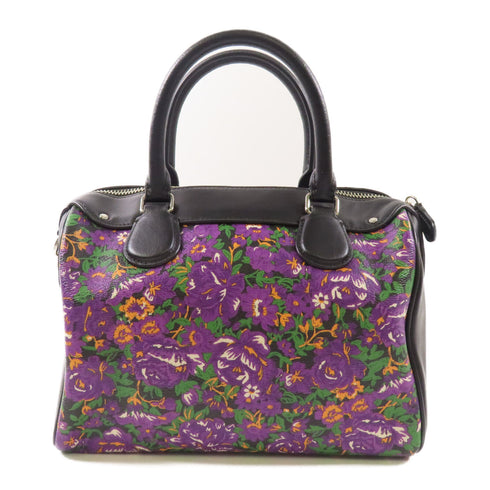 COACH SHW 2 Way Shoulder Handbag Calfskin Leather v1