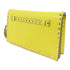 Valentino GHW Clutch Bag Leather Yellow