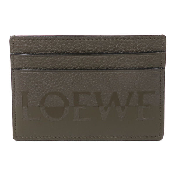 LOEWE Card Holder Case Calfskin Leather
