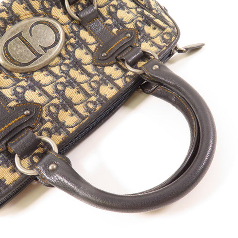 CHristian Dior CD SHW Handbag Canvas Blue