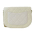 CHANEL Quilted CC GHW Chain Shoulder Bag Calfskin Leather White v1
