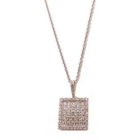 FINE JEWELRY Diamond Necklace PT900/PT850 Platinum