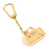 LOUIS VUITTON LV GHW Key Ring Charm PVC Beige