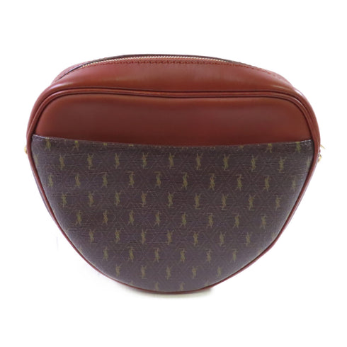 SAINT LAURENT YSL GHW Le Monogram Coeur Shoulder Bag Calfskin MAL675260 Brown