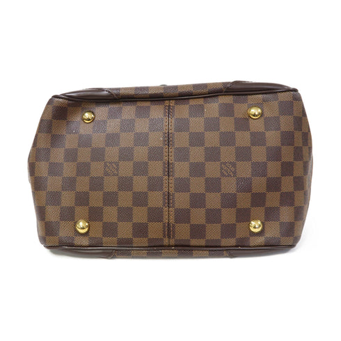 LOUIS VUITTON LV GHW Verona MM Shoulder Bag N41118 Damier Brown v1
