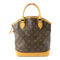 LOUIS VUITTON LV GHW Lockit Handbag M40102 Monogram Brown v3