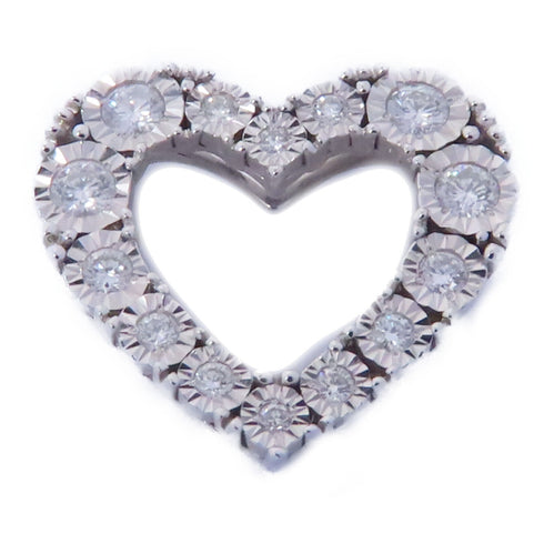 Fine Jewelry Diamond Pendant Accessories 18K White Gold