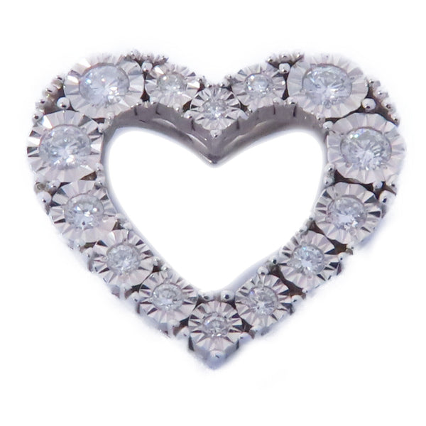 Fine Jewelry Diamond Pendant Accessories 18K White Gold