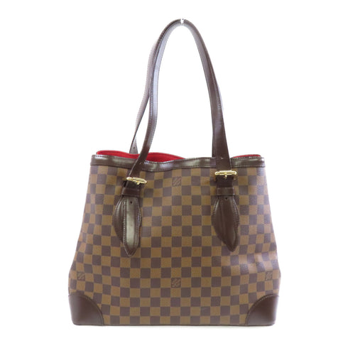 LOUIS VUITTON LV GHW Hampstead GM Shoulder Bag N51203 Damier Brown