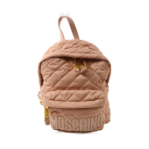 MOSCHINO GHW Backpack Nylon Pink