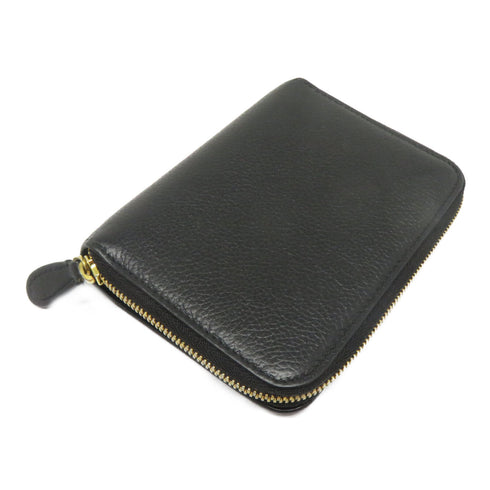 BALENCIAGA GHW Wallet 650871 Calfskin Leather Black