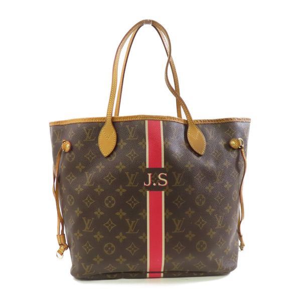 LOUIS VUITTON LV GHW Neverfull MM Shoulder Tote Bag M41178 Monogram Brown