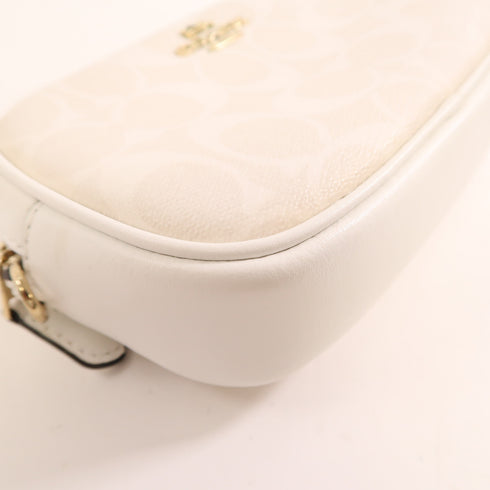 COACH SHW 2 Way Shoulder Waist Bag C2079 Calfskin Leather