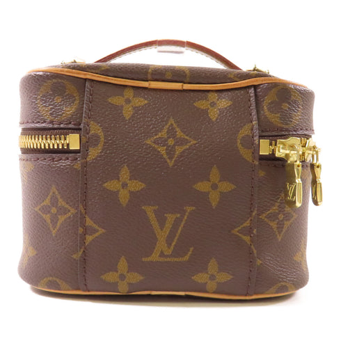 LOUIS VUITTON LV GHW Nice Nano Accessory Cosmetic Pouch M44936 Monogram Brown