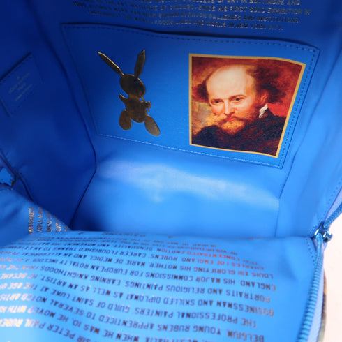 LOUIS VUITTON LV GHW Rubens Palm Springs Backpack M43335 Coated Canvas Blue