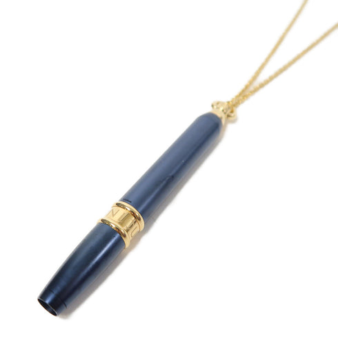 LOUIS VUITTON LV Les Gastons Vuitton Designer Pendant Q03063 PVD Titanium/K18