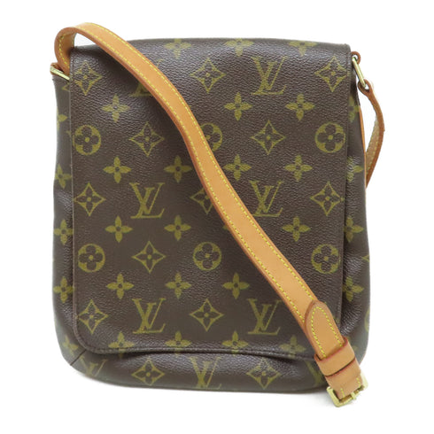 LOUIS VUITTON LV GHW Musette Salsa Long Shoulder Bag Monogram M51387 Brown