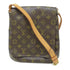 LOUIS VUITTON LV GHW Musette Salsa Long Shoulder Bag Monogram M51387 Brown