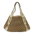 GUCCI GG GHW Pelham Medium Handbag 137621 Canvas Brown/Beige
