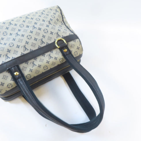 LOUIS VUITTON LV GHW Josephine GM Handbag M92211 Monogram Mini Beige Blue