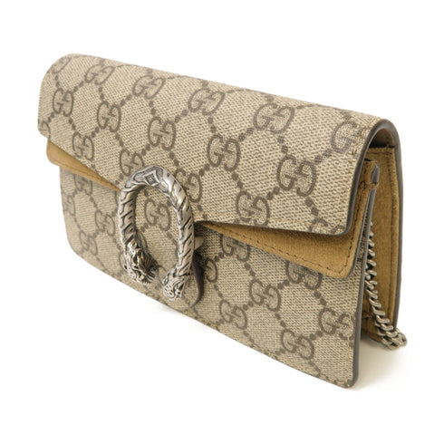 GUCCI GG SHW Dionysus Ultra Mini Shoulder Bag 476432 Coated Canvas