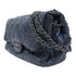 CHANEL Quilted CC SHW Chain Shoulder Bag Calfskin Leather Blue v4