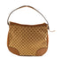 GUCCI GG GHW Bree Mico Hobo Shoulder Bag Canvas 449244 Brown