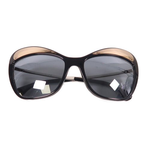 CHANEL CC Sunglasses PVC Black v1