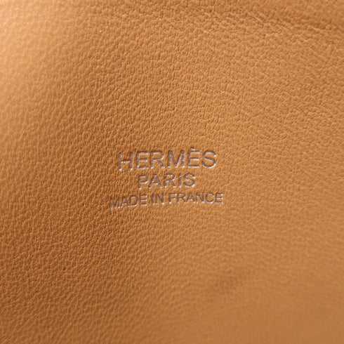 HERMES PHW Bolide 35 2 Way Shoulder Handbag Clemence Leather Tabac Camel/Brown