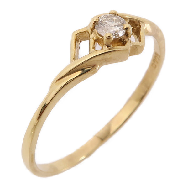 JEWELRY Diamond Ring 18K Yellow Gold US#7.75