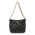 CHANEL CC GHW Hobo Chain Shoulder Bag AS3223 Lambskin Leather Black