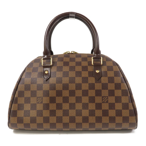 LOUIS VUITTON LV GHW Ribera MM Hand Bag N41434 Damier Ebene Brown