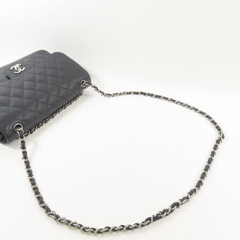 CHANEL CC SHW Large Classic Shoulder Bag A58600 Calfskin Leather