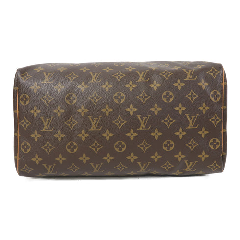 LOUIS VUITTON LV GHW Speedy 35 Hand Bag Monogram Brown