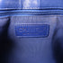 CHANEL CC GHW Shoulder Bag Calfskin Leather Blue