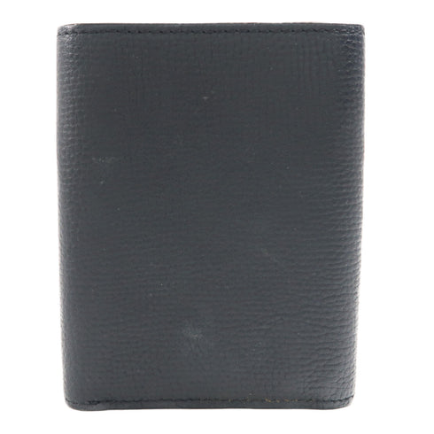 LOEWE SHW Anagram Trifold Wallet C821TR2X16 Calfskin Leather Black