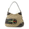 GUCCI GG GHW Horsebit Bag Shoulder Bag Canvas Brown