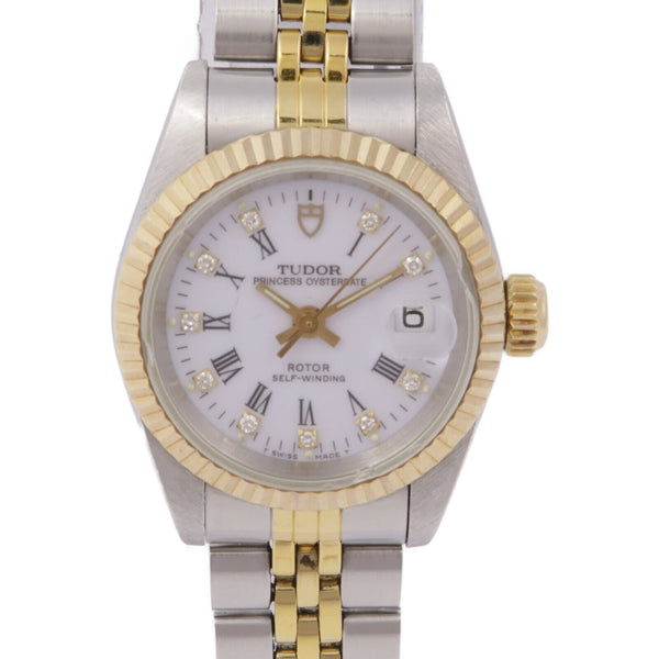 TUDOR Princess Oysterdate 92413 Automatic Watch 18K Yellow Gold Stainless Steel