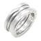 BVLGARI B-zero1 3 Band Ring18K White Gold Bvlgari#50 US#5