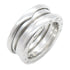 BVLGARI B-zero1 3 Band Ring18K White Gold Bvlgari#50 US#5