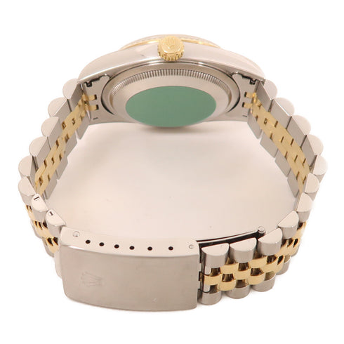 ROLEX Datejust Automatic Watch 16233 18K Yellow Gold/Stainless Steel Silver