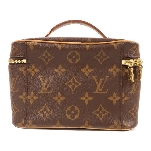 LOUIS VUITTON LV GHW Nice Mini Vanity Bag HandBag M44495 Monogram Brown